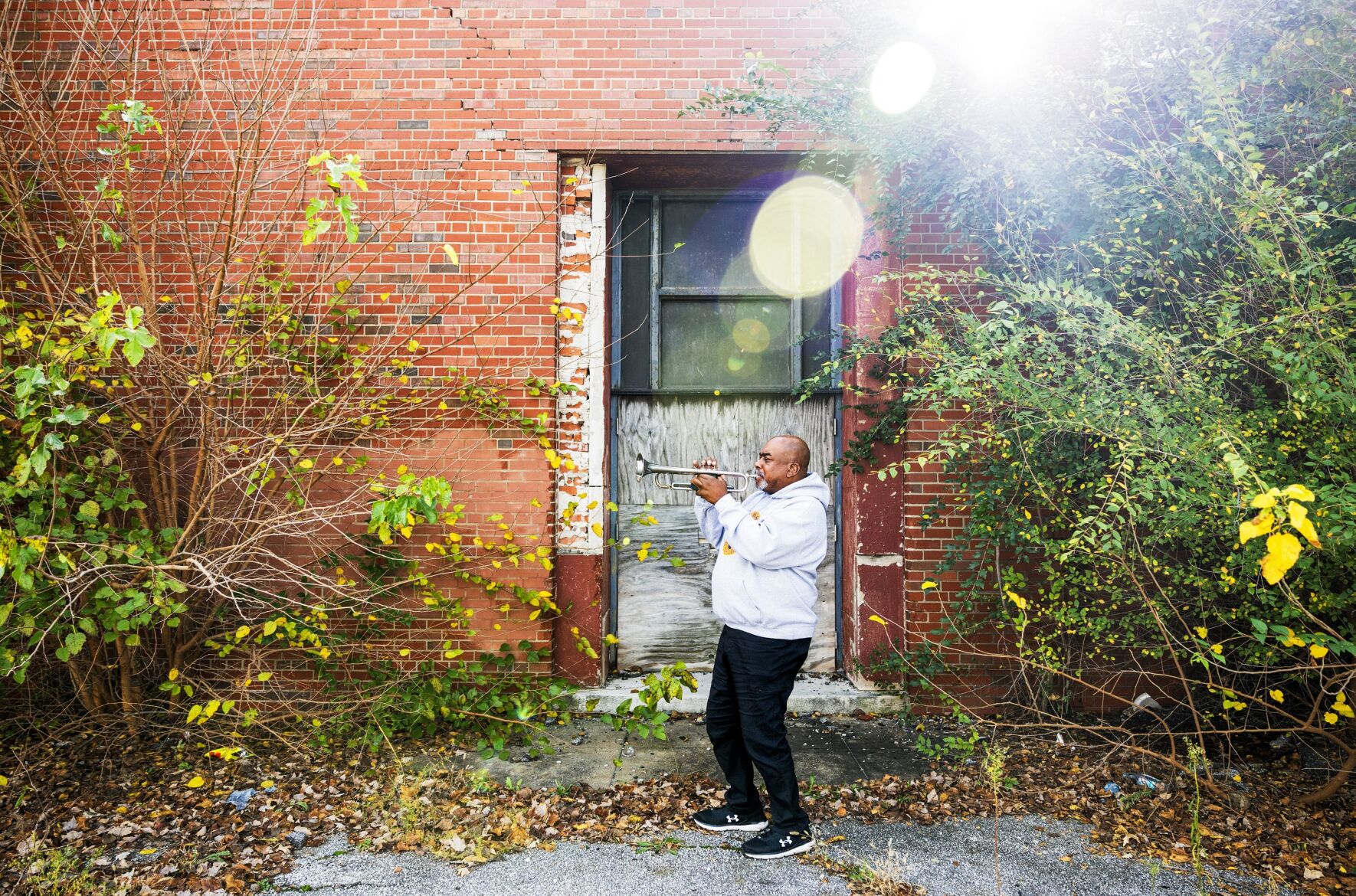The East St. Louis trumpeter